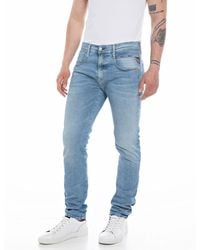 Replay - Powerstretch Anbass Slim Fit Jean - Lyst