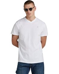 G-Star RAW - Base-s V T S/s T-shirt Voor - Lyst