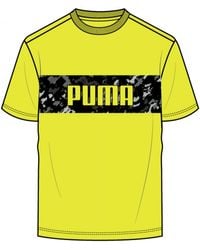 PUMA - T-shirt Merk Model Active Sports Graphic Tee B - Lyst