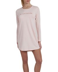 Tom Tailor - Nachthemd Nachtwäsche Langarm Loungewear 40 - Lyst