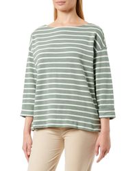 S.oliver - T-Shirt 3/4 Arm Green 48 - Lyst