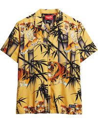 Superdry - Hawaiian Resort Hemd Tora Gold L - Lyst