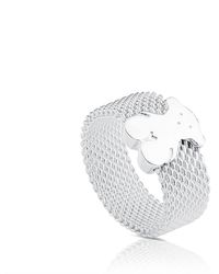Tous - Ring aus Sterlingsilber für mit Bärenmotiv 0,7 cm und Größe 14 - Lyst