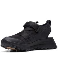 Clarks - Atl Trek Strap Textile Shoes In Black Standard Fit Size 5 - Lyst
