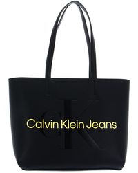 Calvin Klein Shopper29 Mono Fashion Black - Nero