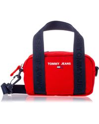Dames Tassen voor voor Duffel en weekendtassen voor Tommy Hilfiger Tjw Essential Crossover Corporate in het Rood 