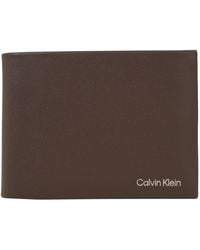 Calvin Klein - Ck Concise Trifold 10cc W/coin L Portefeuilles - Lyst