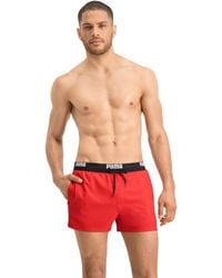 PUMA - Swim Shorts - Short Length - Lyst