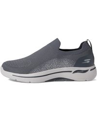 Skechers - Go Walk Arch Fit Seltos Charcoal Low Top Sneaker Shoes 9.5 - Lyst
