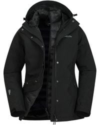 Mountain Warehouse - Alaskan Womens 3 In 1 Short Jacket - Isodry, Waterproof 10,000mm & Breathable Coat With Taped Seams - Best - Lyst
