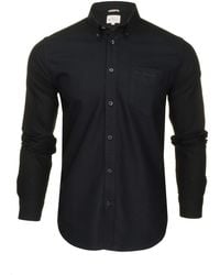 Ben Sherman - Camicie Casual - Button Down - Manica Lunga - Uomo (Black (Embroidered Pocket Logo)) XXXL - Lyst