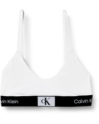 Calvin Klein - Reggiseno a Bralette Donna Coppe Morbide - Lyst