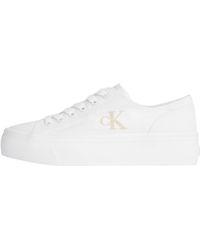 Calvin Klein - Donna Sneakers Vulcanizzate Flatform Profilo Basso - Lyst