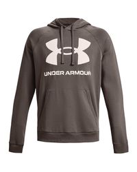 Under Armour - Rival Fleece Big Logo Hoodie Hooded Sweatshirt, - Lyst