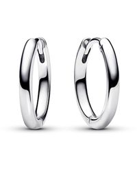 PANDORA - Moments 293355C00 Orecchini a cerchio da 18 mm - Lyst