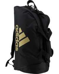 adidas - Trainingssporttasche 2-in-1 schwarz/weiß 83 Liter - Lyst