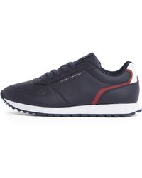 Tommy Hilfiger - Runner Sneaker Hombre Runner Eva Mix Flag de piel - Lyst