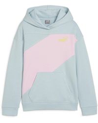 PUMA - Power Colorblock Hoodie Tr G Sweat - Lyst