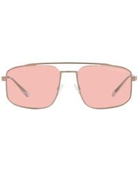 Emporio Armani - Ea2139 Rectangular Sunglasses - Lyst