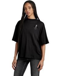 G-Star - Graphic Loose Top - Lyst
