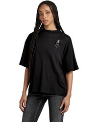 G-Star RAW - Graphic Loose R T Wmn T-shirt Voor - Lyst