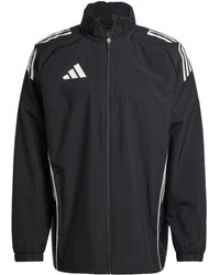 adidas - Performance Tiro 25 Competition Regenjas Zwart-grijs - Lyst