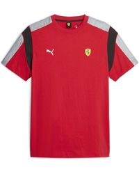 PUMA - T-shirt Mt7 Scuderia Ferrari Race - Lyst
