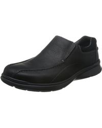 Clarks - Cotrell Step Slip-on Loafer,black Oily,7.5 W Us - Lyst