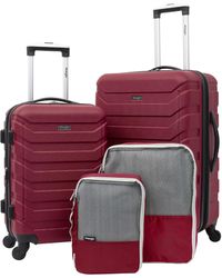 Wrangler - 4 Piece Elysium Luggage And Packing Cubes Set - Lyst