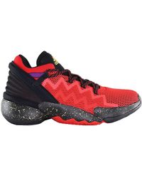 adidas - D.o.n Issue 2 Gca Lace-up Red Synthetic S Trainers Fz1431 - Lyst