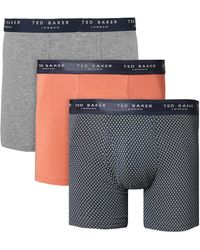 Ted Baker - 3-pack Cotton Fashion Boxer Brief - Lyst