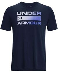 Under Armour - Team Issue Wordmark Overhemd Met Korte Mouwen Blauw 3xl - Lyst