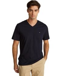 Tommy Hilfiger - Essential V-neck Tee Mw0mw39249 S/s T-shirt - Lyst