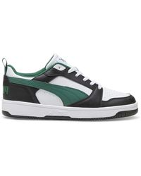 PUMA - Rebound V6 Lage Veterschoenen Casual - Wit, Zwart, 46 Eu - Lyst