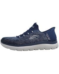 Skechers - Summits Key Pace Hands Free Slip-in Sneaker,navy,11.5 - Lyst