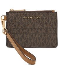 Michael Kors - Jet Set Small Coin Purse Brown One Size - Lyst
