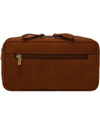 Fossil Canvas Leather Travel Toiletry 