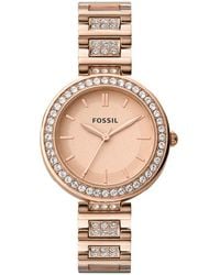 Fossil - Bq3181 Ladies Karli Watch - Lyst