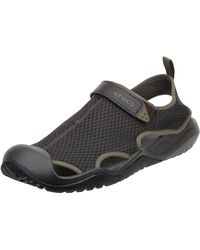 crocs swiftwater mesh sandal men's