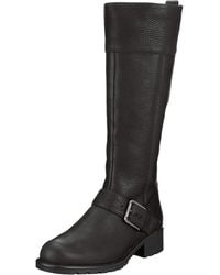 clarks flat boots women