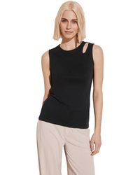 Street One - Top mit Cut Out - Lyst