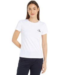 Calvin Klein - 2-PACK MONOLOGO SLIM TEE S/S T-Shirts - Lyst
