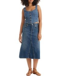 Levi's - High Rise A-line Decon Skirt - Lyst