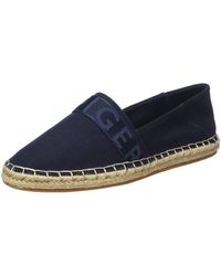 Tommy Hilfiger Tommy Webbing Flat Espadrille Mules / Casual Shoes in Blue |  Lyst UK