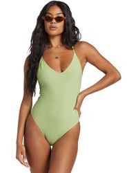 Billabong - High Leg One-Piece Swimsuit for - Badeanzug mit hohem Bund - Frauen - Lyst