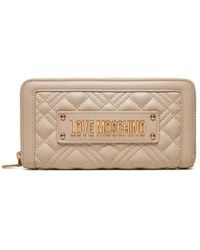 Love Moschino - Portafoglio Donna Beige - Jc5600pp1lla0110 - Lyst