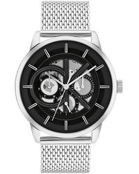 Calvin Klein - Analogue Multifunction Quartz Watch For Men With Silver Stainless Steel Mesh Bracelet - 25200213 - Lyst