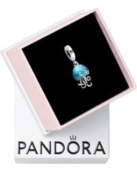 PANDORA - Moments 792751C01 Colgante de trébol de cuatro hojas de plata de ley con cristales - Lyst