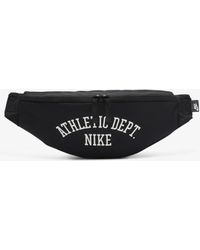 Nike - Heritage Hip Pack Bag Travel Black White 3 Liter - Lyst