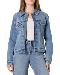 Amazon Essentials - Regular-Fit Trucker-Jacke Denim Mit Geringem Stretchanteil Knopfleiste Vorderseite - Lyst
